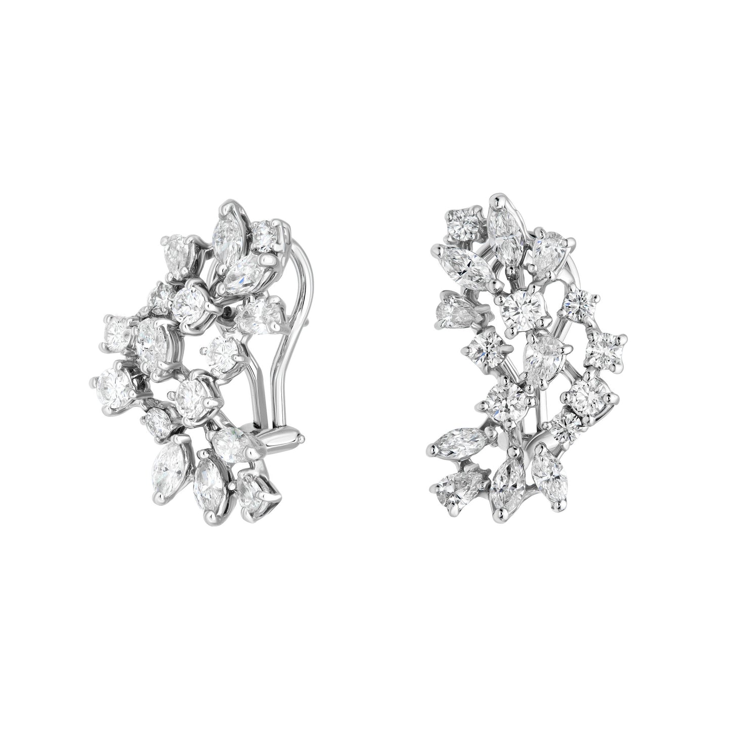 Mixed Shape Grape Cluster Earrings
