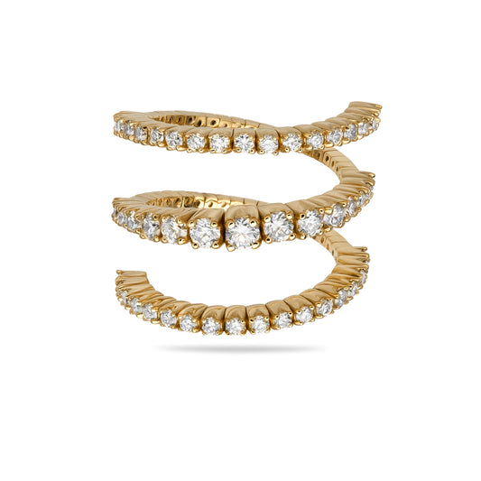 Graduated Spiral Ring