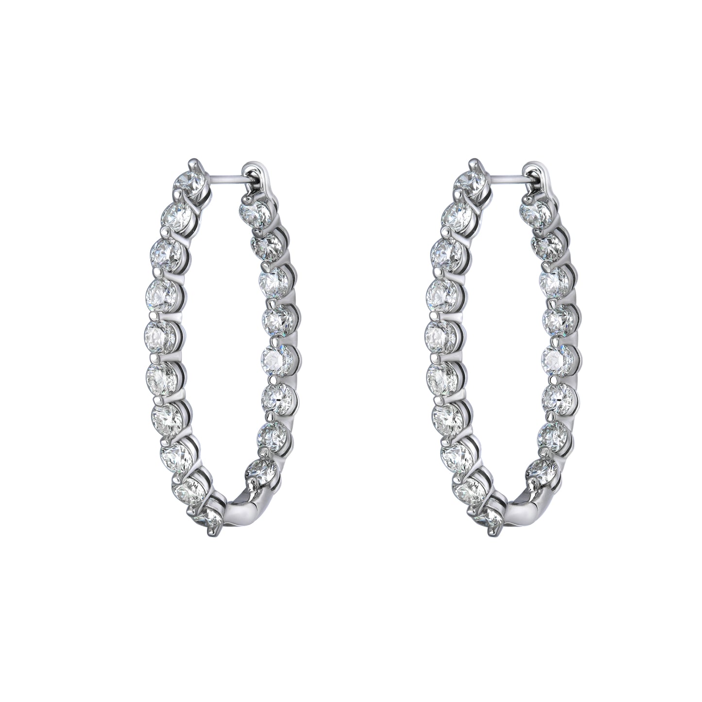 Floating Elongated Hoops