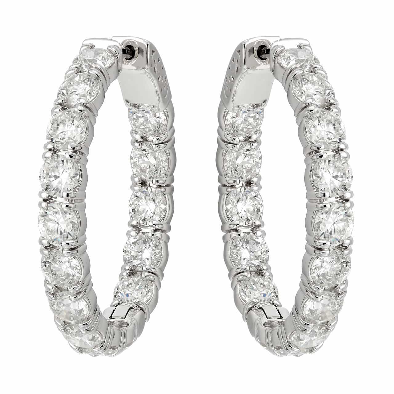 Elongated Basket Hoops
