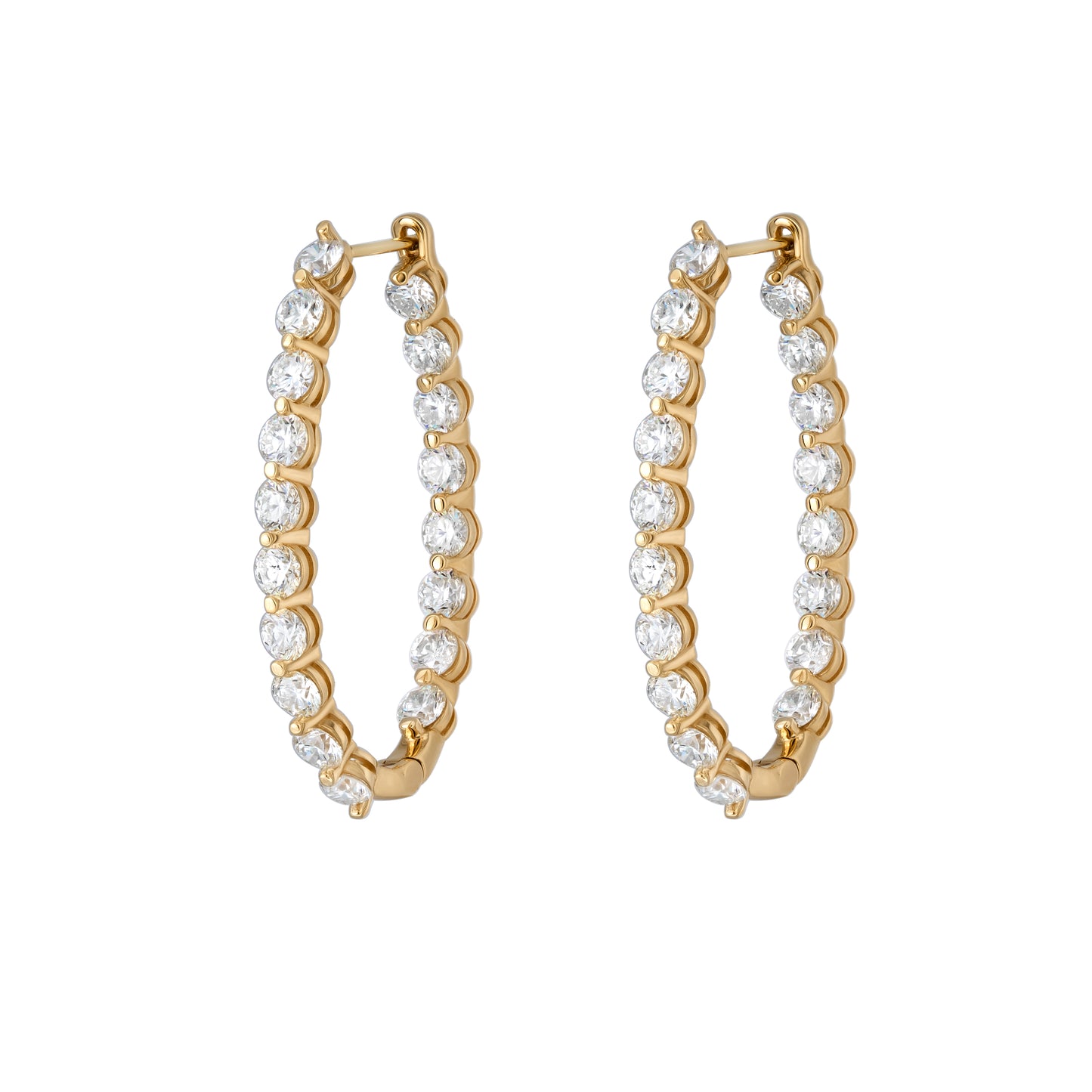 Floating Elongated Hoops