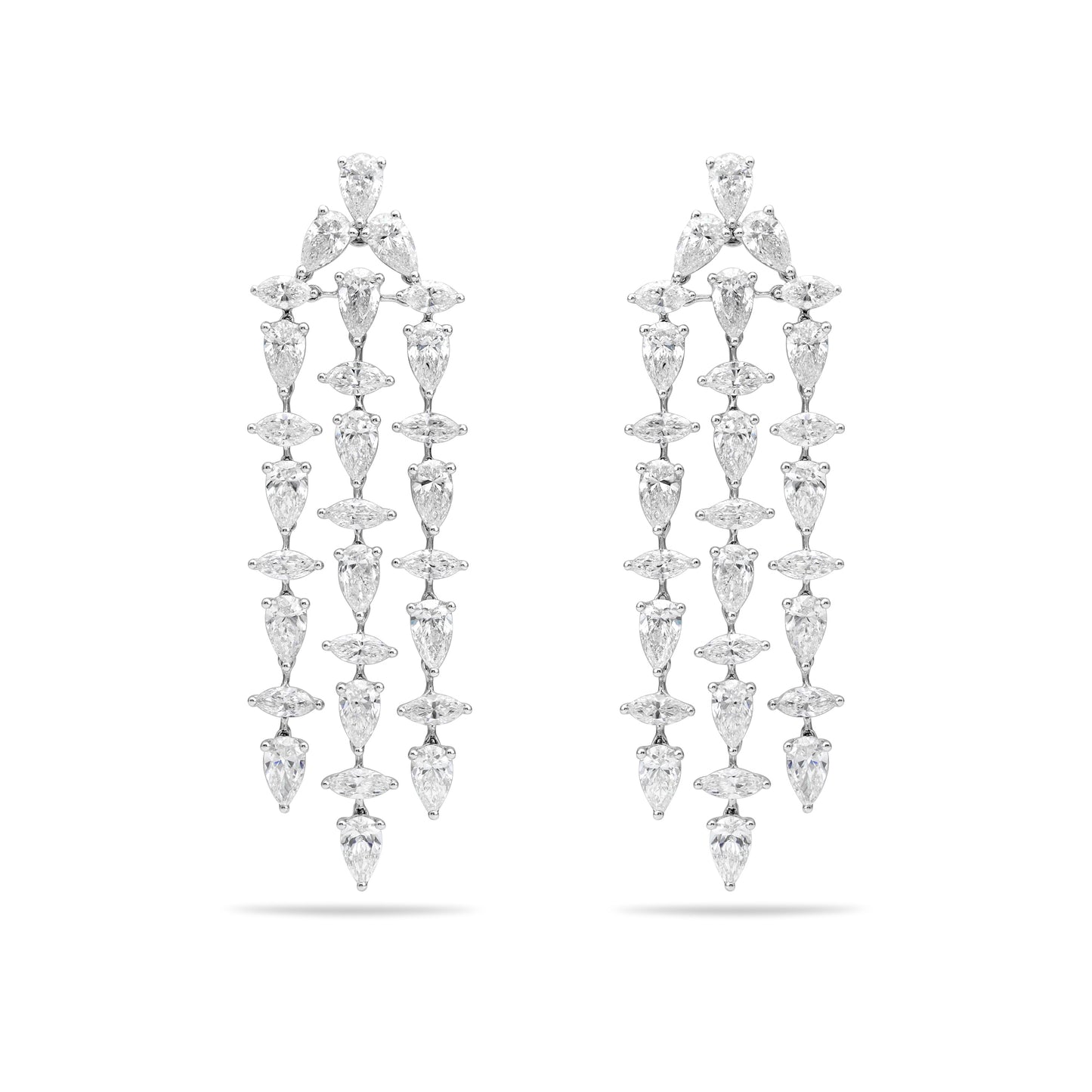 Pear & Marquise Raining Drop Earrings