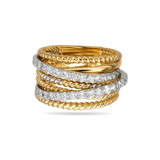 Double Cross Over Rope Ring