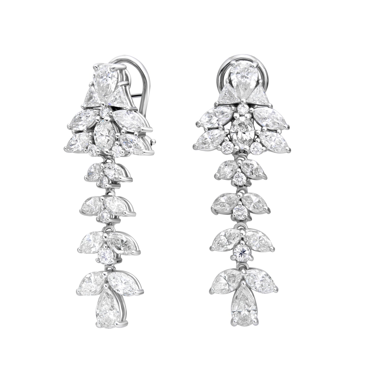 Fancy Vine Drop Earrings