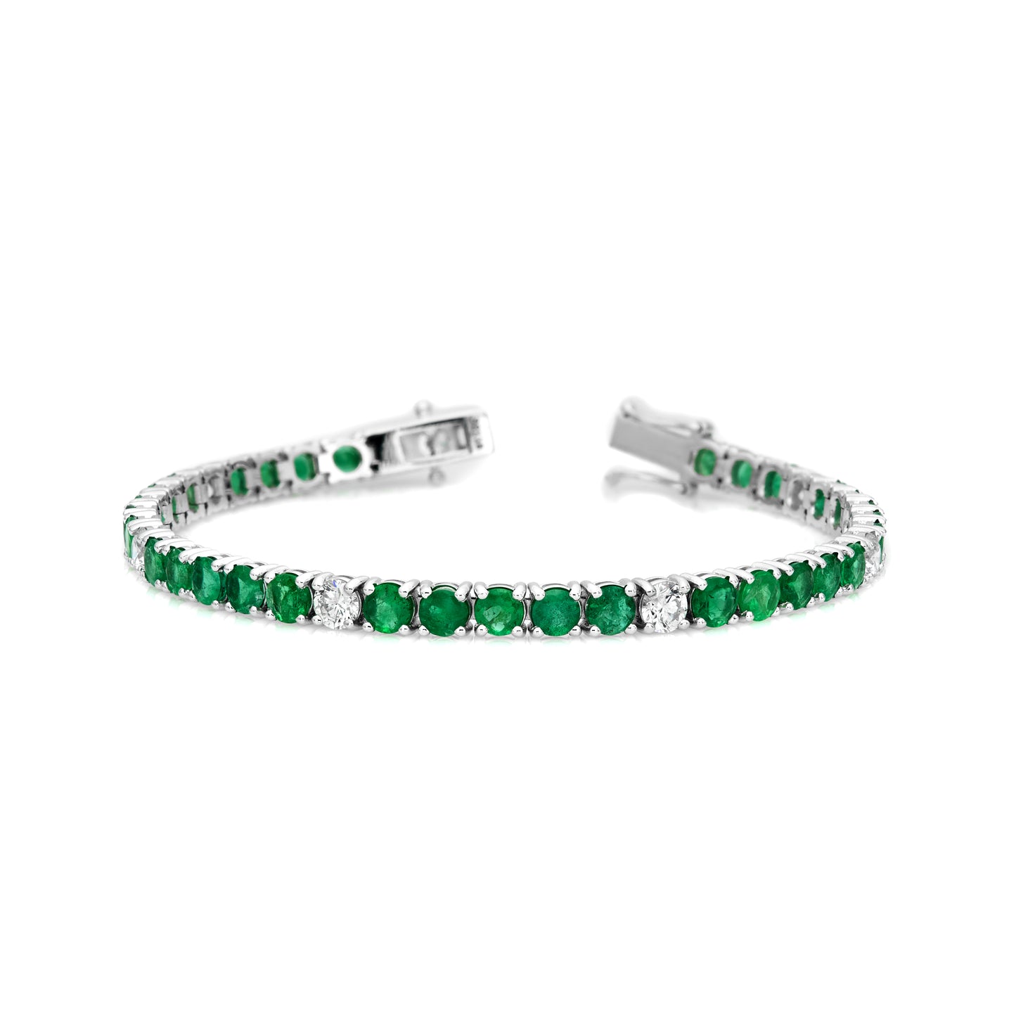 Alternating Diamond & Fancy Color Bracelet