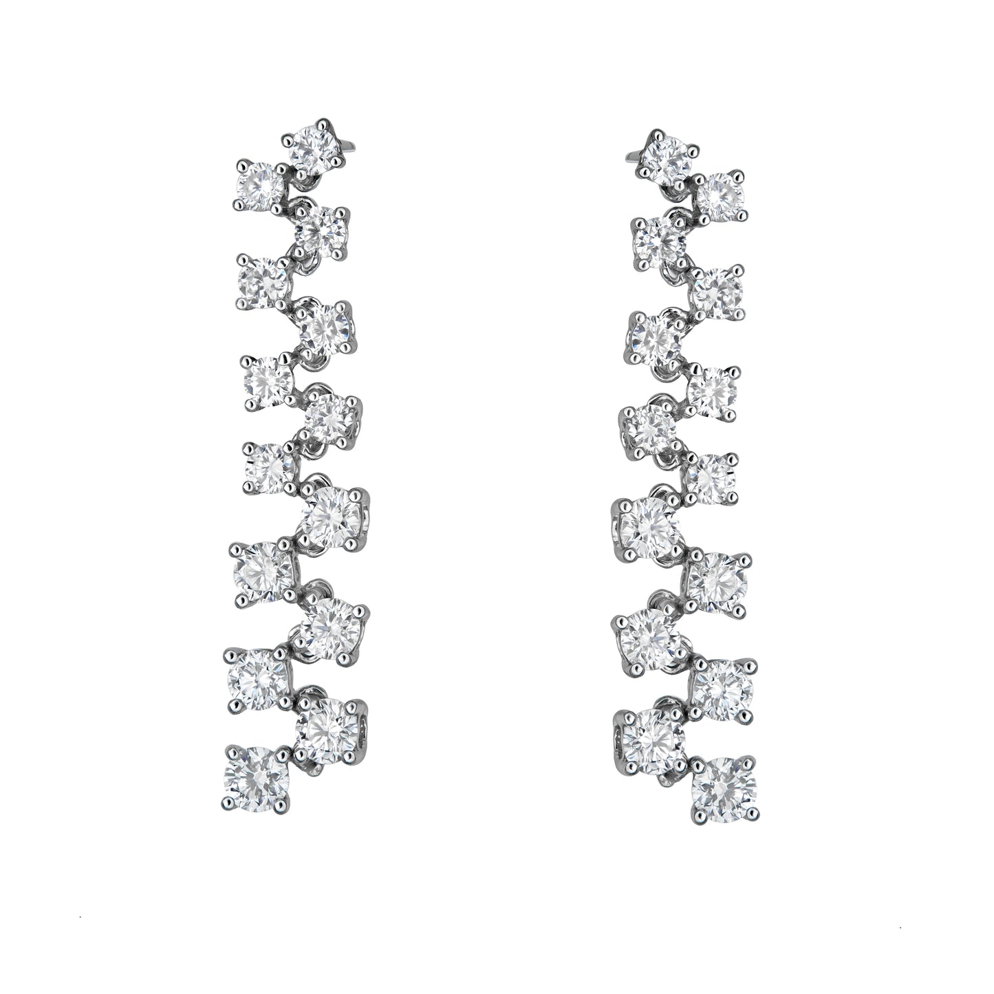 Zig Zag Drop Earrings