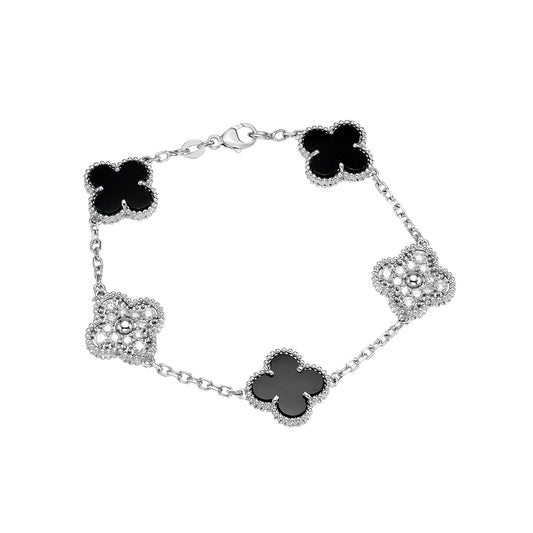 Fancy & Diamond Clover Bracelet