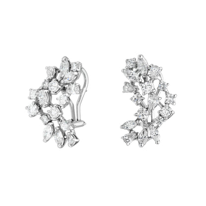 Mixed Shape Grape Cluster Earrings