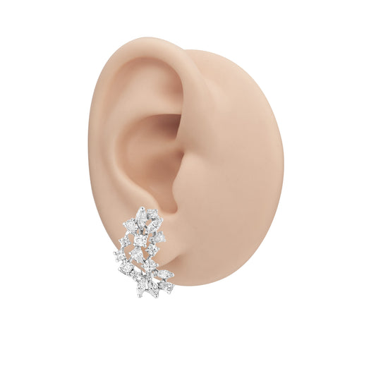 Mixed Shape Grape Cluster Earrings