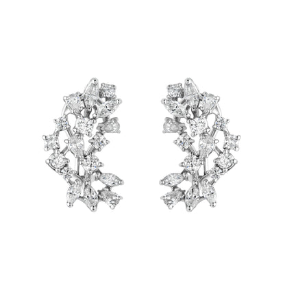 Mixed Shape Grape Cluster Earrings