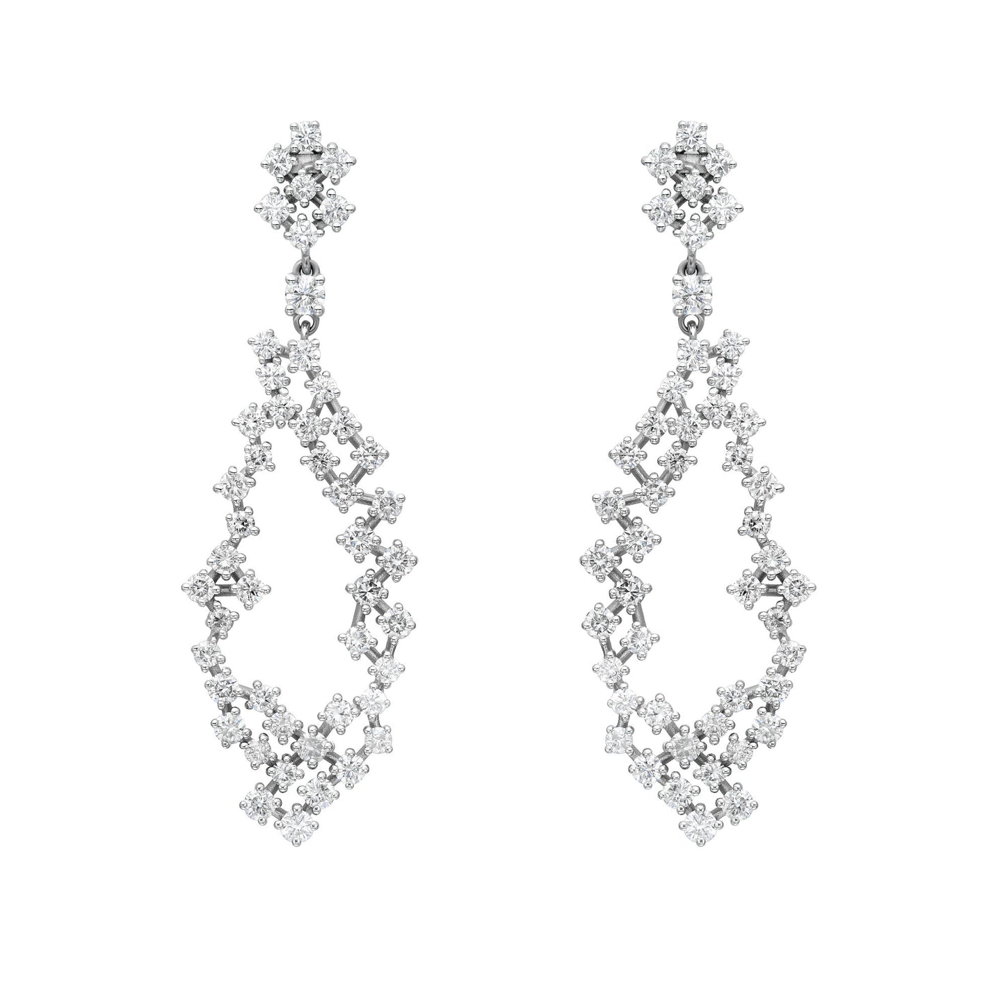 Grape Cluster Drop Earrings
