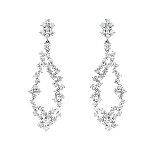 Grape Cluster Drop Earrings