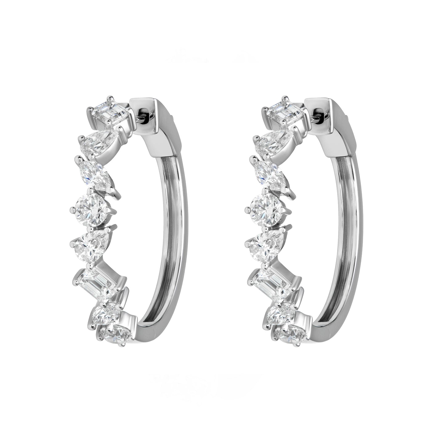 Round Multi Shape One Sided Hoops