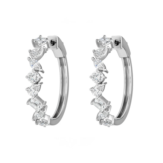 Round Multi Shape One Sided Hoops