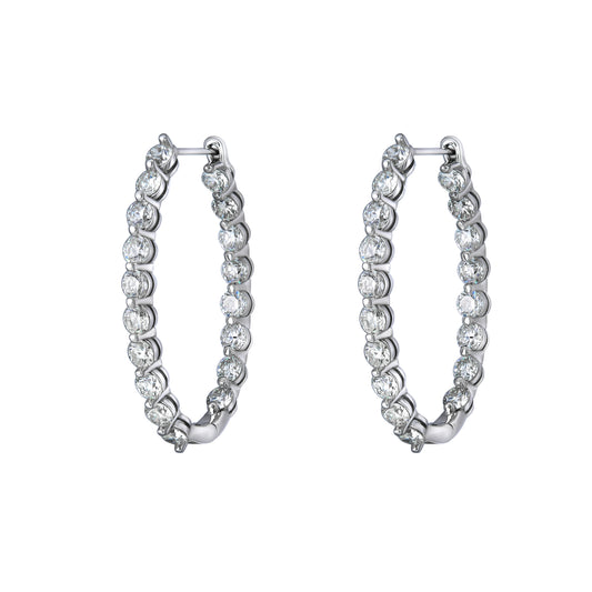 Floating Elongated Hoops