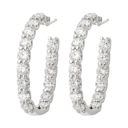 Elongated U Shape Hoops