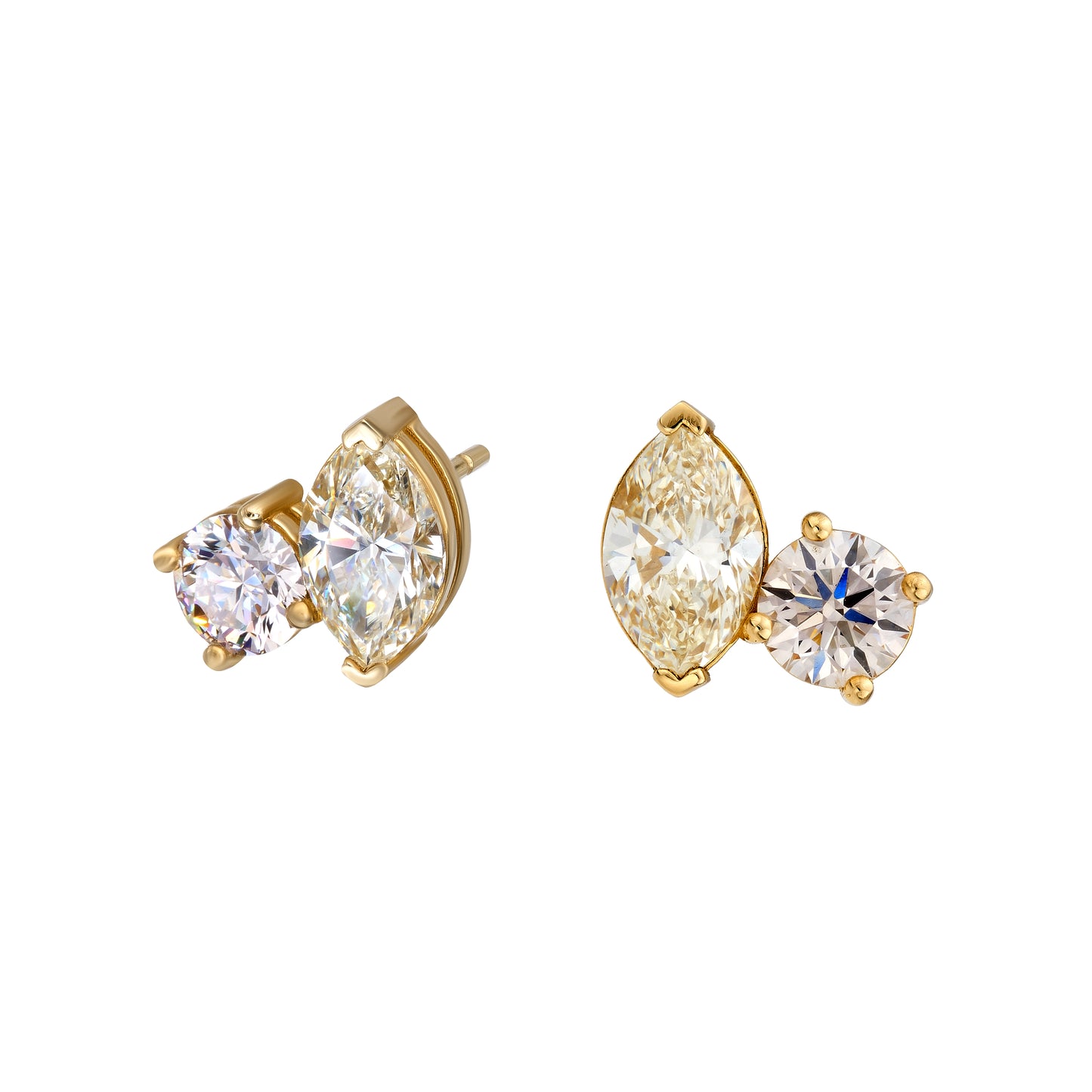 Toi Et Moi Stud Earrings