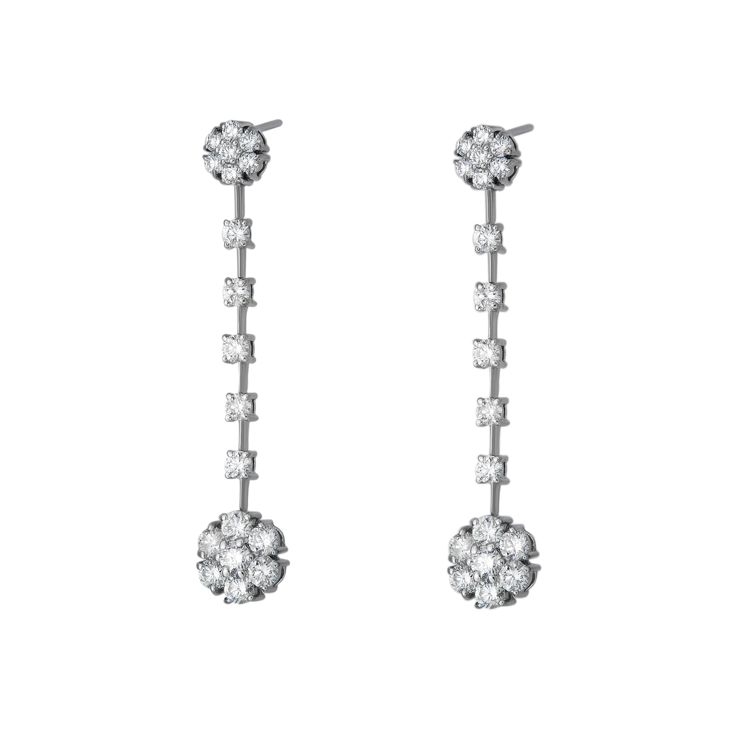 Flower Dangle Earrings