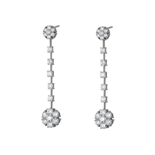 Flower Dangle Earrings