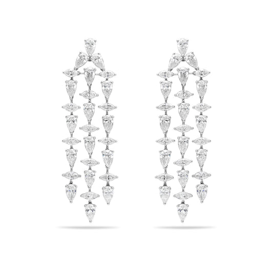 Pear & Marquise Raining Drop Earrings