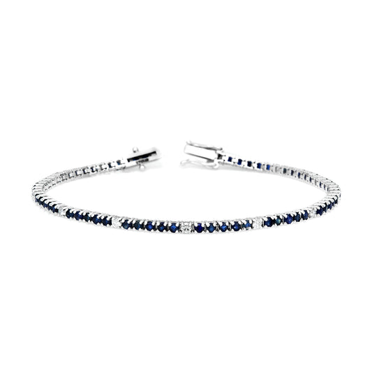 Alternating Diamond & Fancy Color Bracelet