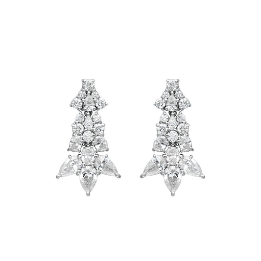Multi Fancy Shape Drop Earrings