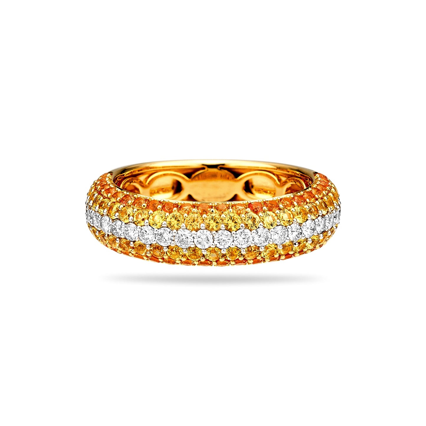 Diamond & Sapphire Gradiant Ring