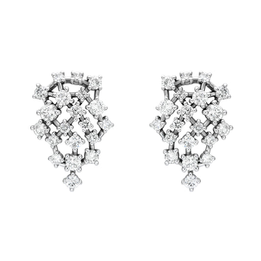 Grape Cluster Stud Earrings