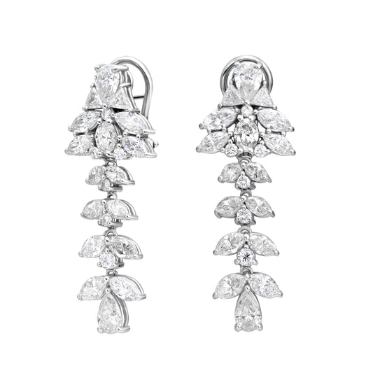 Fancy Vine Drop Earrings
