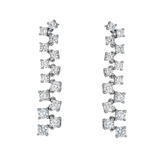 Zig Zag Drop Earrings